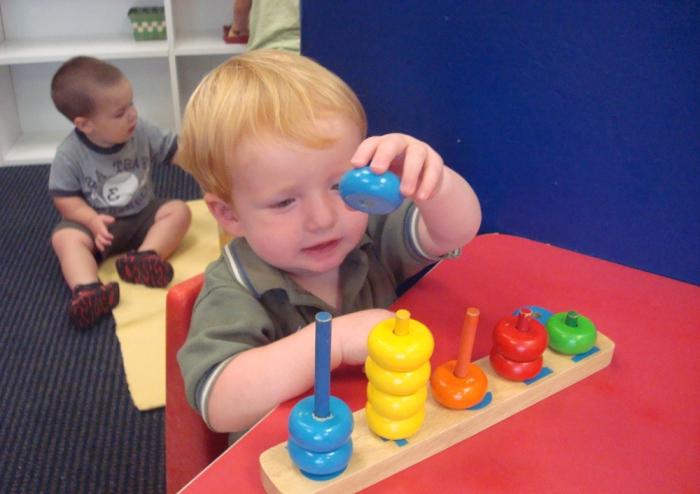 Desarrollo sensorial de niños pequeños. Ejercicios