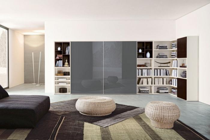 Elegir paredes modulares para la sala de estar