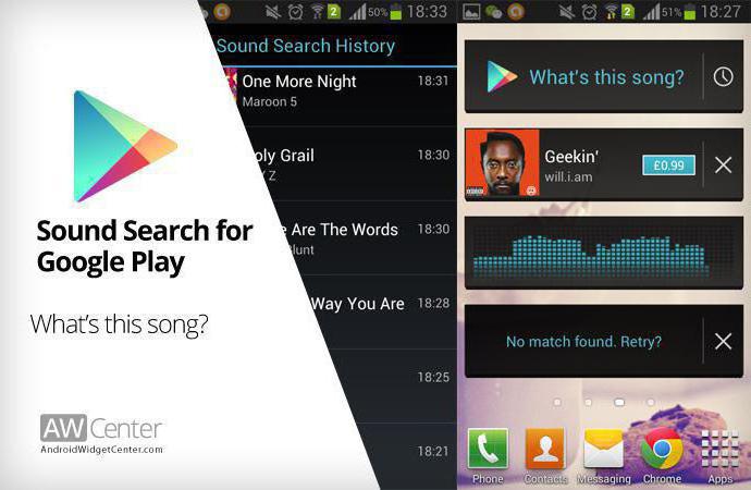 Revisión de programas populares para el reconocimiento de música en "Android"