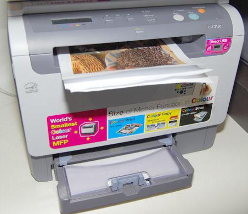 Samsung CLX-2160: Impresoras multifunción compatibles con la impresión en color de calidad