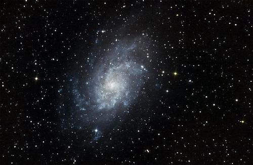 Constellation Triangle y galaxia espiral M33